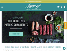 Tablet Screenshot of farmergirlmeats.com